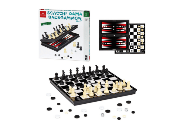 DAL NEGRO: SCACCHI DAMA BACKGAMMON MAGNETIC (053972)