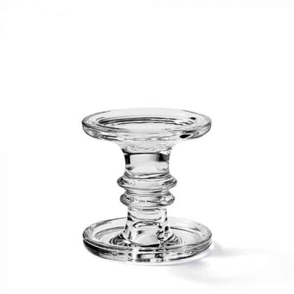 AMBIENTE: PORTACANDELE VETRO GRANDE GRIGIO (17134526)