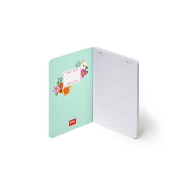 Quaderno a Righe - Foglio A6 FLOWERS (A6NOT0034) - immagine 2