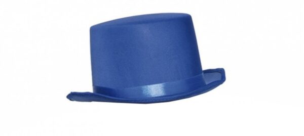 cappello a cilindro blu