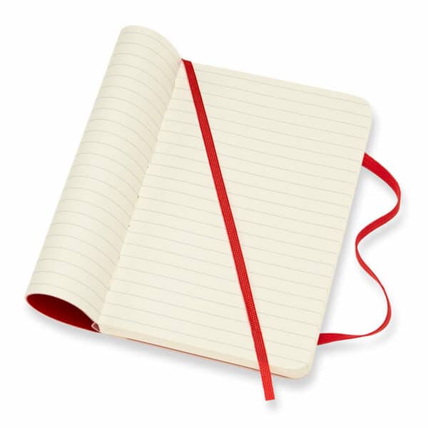 MOLESKINE: Taccuino Classic Piccolo Copertina Morbida, Rosso RIGHE - immagine 2