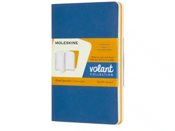 MOLESKINE: Quaderni Volant Set da 2 quaderni, Blu Non Ti Scordar Di Me e Giallo Ambra - immagine 3