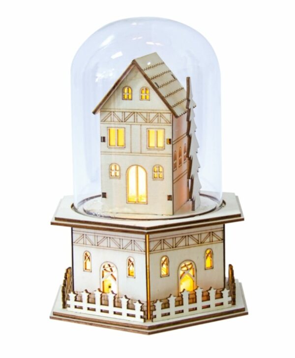 SCATTO: CASA CON CUPOLA - PAESAGGIO NATALIZIO
