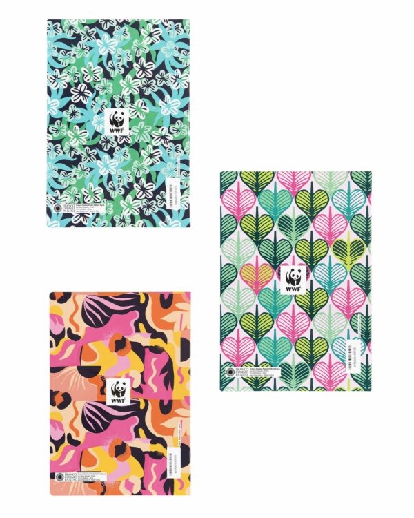 WWF ILLUSTRATO: confezione 12 pezzi QUADERNONE +30% Q - 5 mm senza margine - immagine 2