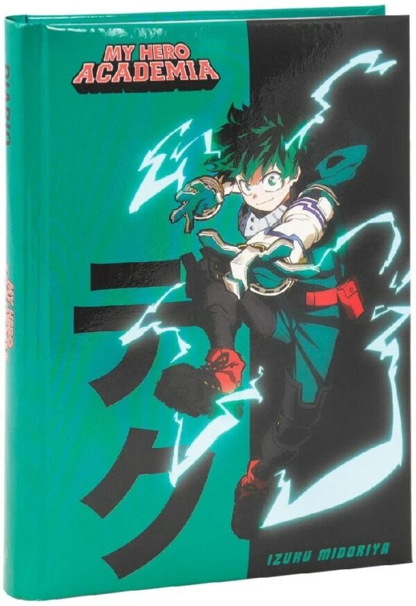 DIARIO 12 MESI STD BLACK My Hero Academia