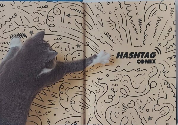COMIX: DIARIO 12 MESI STD HASHTAG BLUE - immagine 3
