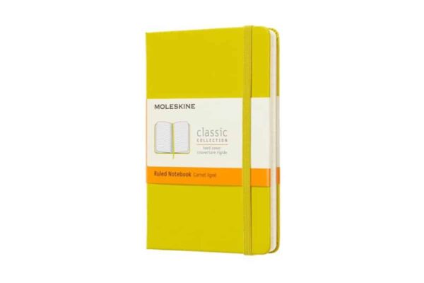 MOLESKINE: Taccuino Classic Piccolo Copertina rigida, GIALLO RIGHE