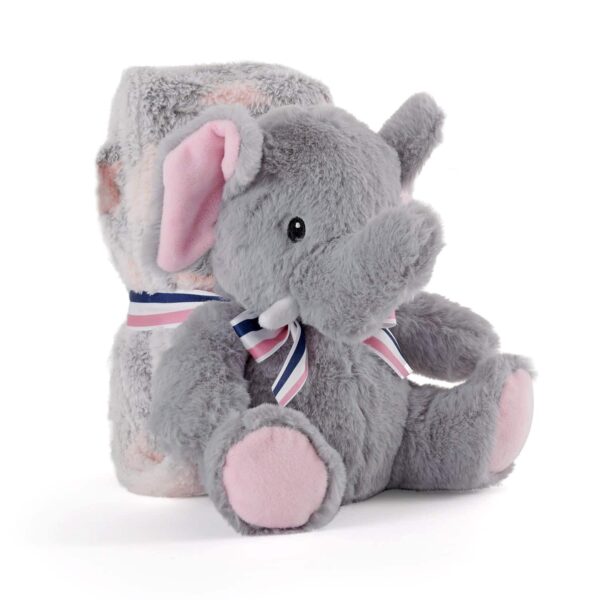 PERLETTI: COPERTINA+PELUCHE ALLIE ELEPHANT (13068)