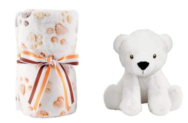 PERLETTI: COPERTINA + PELUCHE ORSO BIANCO - immagine 2