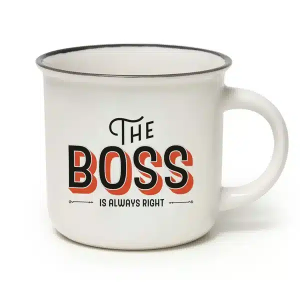Tazza in Porcellana - Cup-Puccino - THE BOSS (CUP0023)