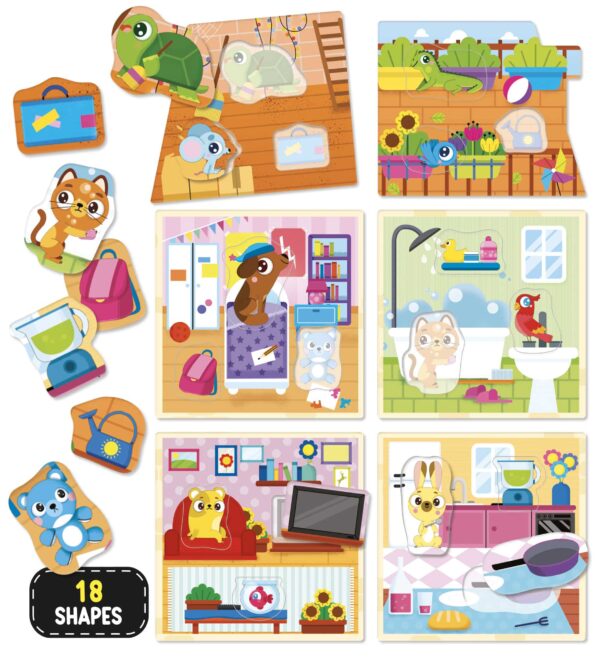 LISCIANI GIOCHI: MONTESSORI BABY- BABY HOUSE (100613L) - immagine 3