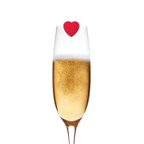 Set di 6 Segnabicchieri - Love is in the glass (DRMA0005) - immagine 2