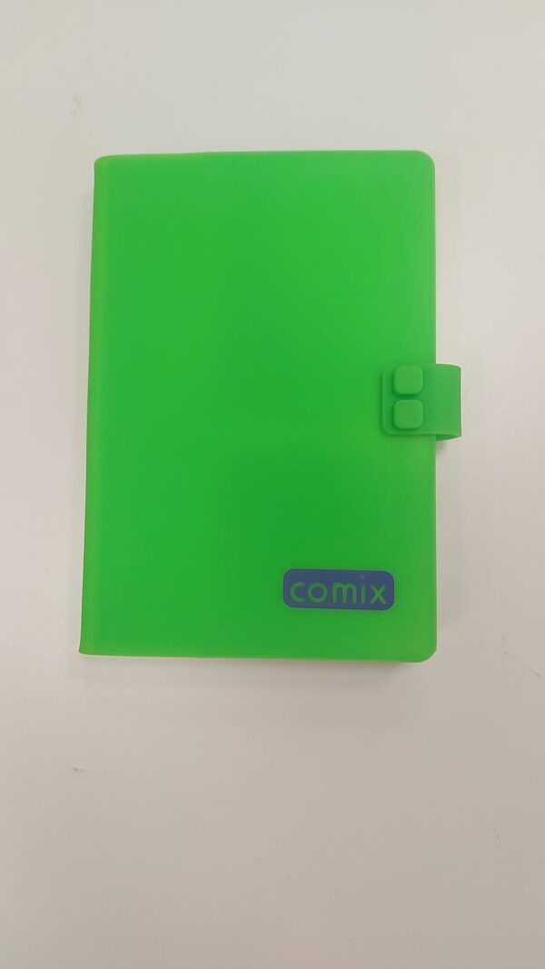 COMIX COLOR: QUADERNINO CON CUSTODIA VERDE FLUO