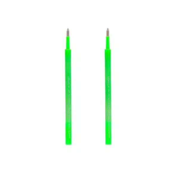LEGAMI: Set di 2 Refill per Penna Gel - Lovely Friends - VERDE FLUO