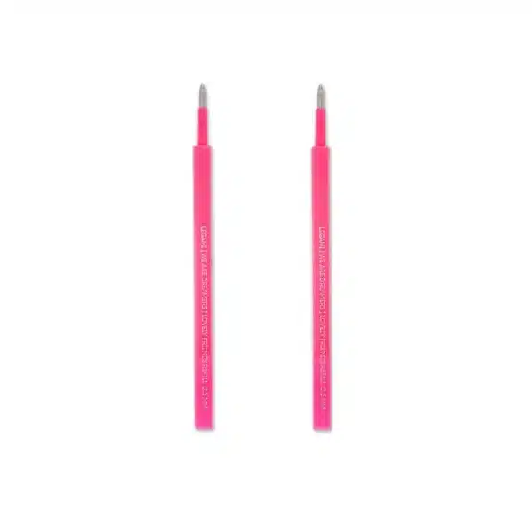 LEGAMI: Set di 2 Refill per Penna Gel - Lovely Friends - NEON PINK