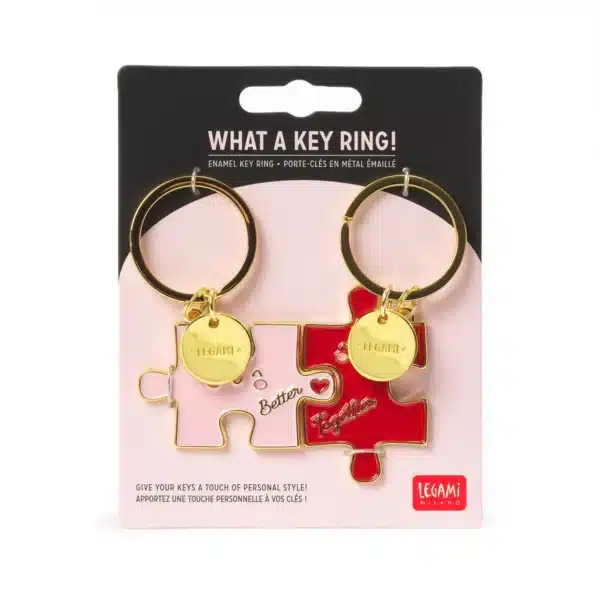 Portachiavi in Metallo Smaltato - What a Key Ring! - PUZZLE - immagine 2