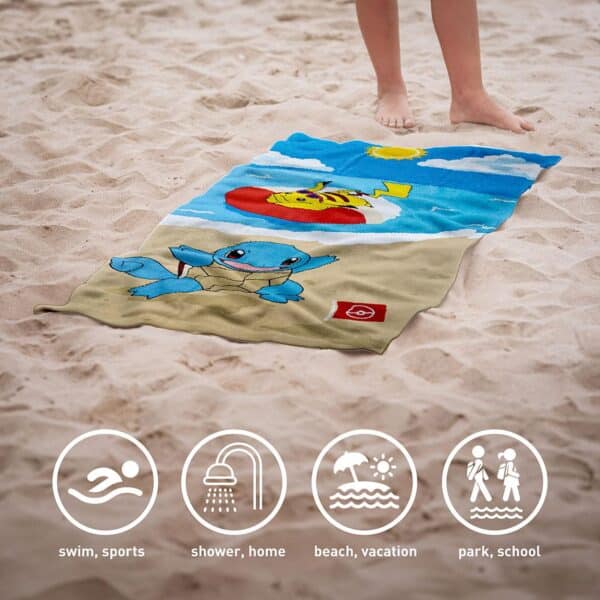 POKEMON: TELO MARE MICROFIBRA  70X140 CM - immagine 2