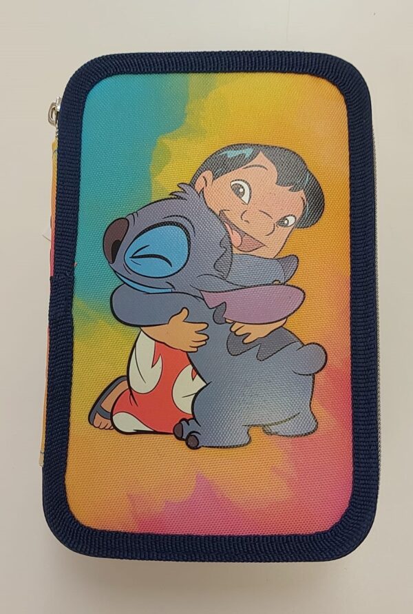 LILO & STITCH: ZAINO ESTENSIBILE CON PATTINA + ASTUCCIO 3ZIP