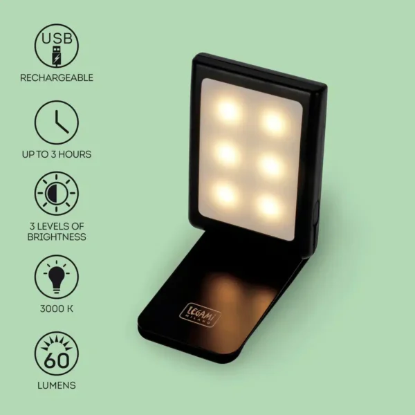 LEGAMI: RECHARGEABLE LED READING LIGHT - SUPER NIGHT DREAM - immagine 2