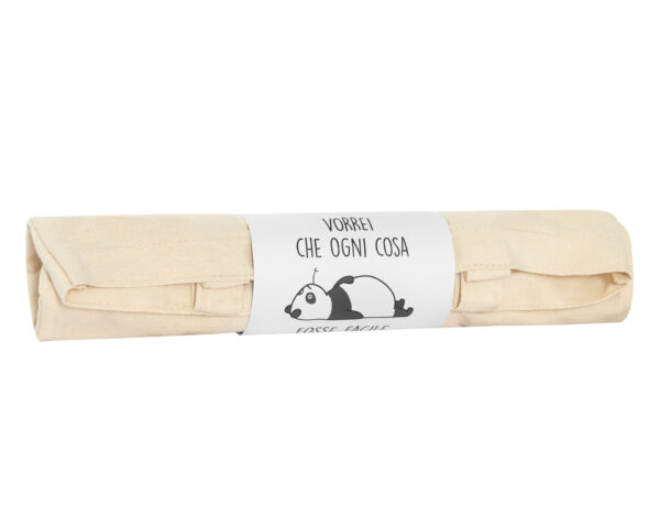 PANINI: SHOPPER CANVAS ANIMALI - PANDA - immagine 2