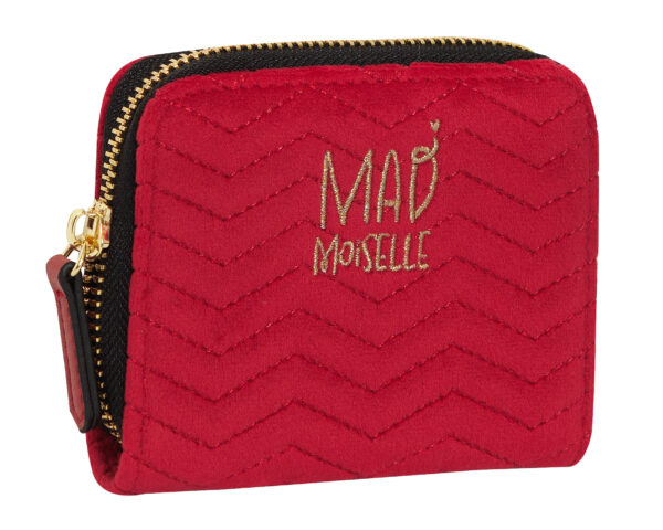 ZIPPY WALLET TESSUTO VELLUTO RED