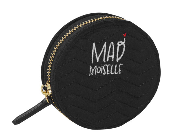ROUND POCKET VELVET BLACK IN VELLUTO SPIGATO
