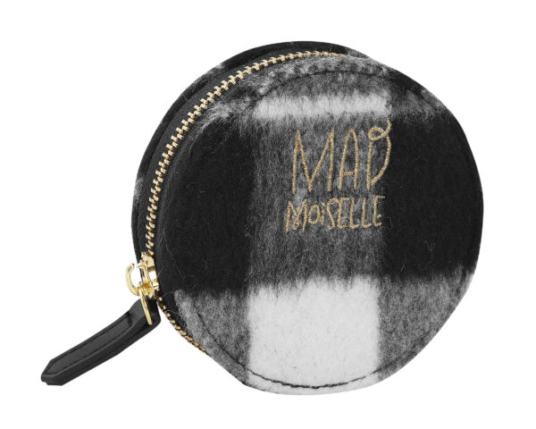 ROUND POCKET TESSUTO BLACK/WHITE