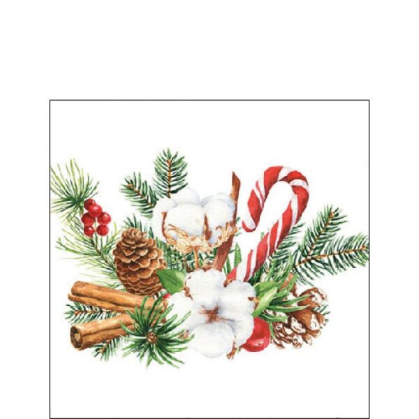 AMBIENTE: TOVAGLIOLINI NATALE 25 X 25 CM (32517935)