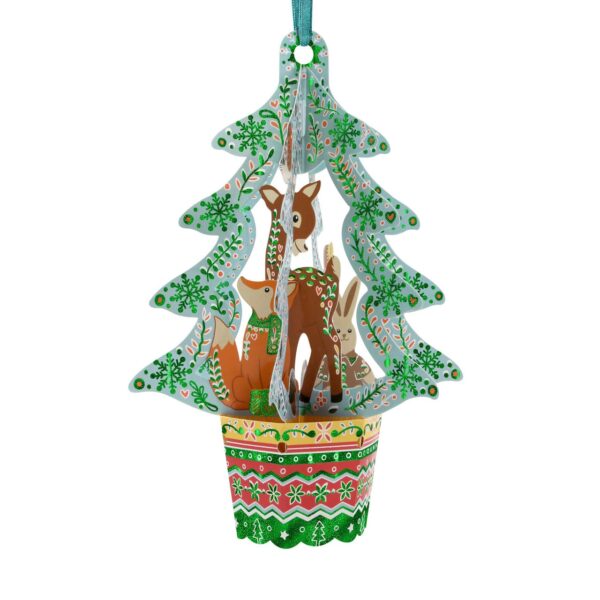 NATALE SANTORO: Baubles - Albero degli animali del bosco BL002