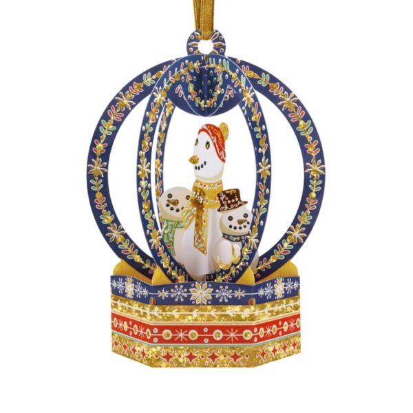 NATALE SANTORO: Baubles - GLOBO DI NEVE DEI PUPAZZI DI NEVE BL009