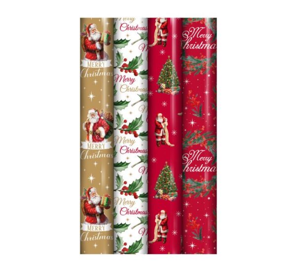Rotolo carta natale 4 mt