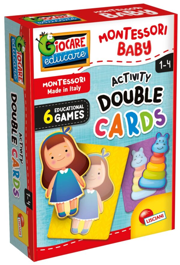 LISCIANI GIOCHI: MONTESSORI BABY-ACTIVITY DOUBLE CARDS (100620L)