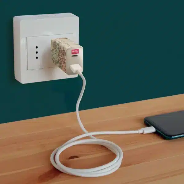 LEGAMI: WALL CHARGER - PLUG & CHARGE - USB + USB-C - TRAVEL - immagine 2