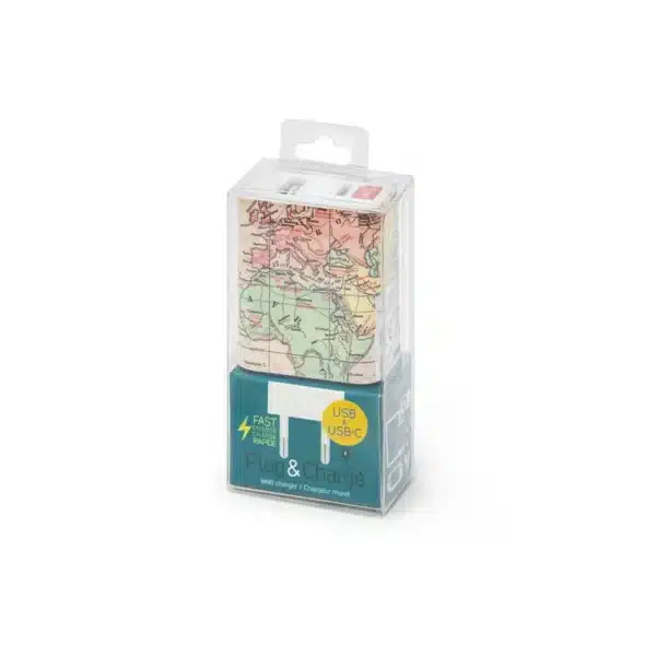 LEGAMI: WALL CHARGER - PLUG & CHARGE - USB + USB-C - TRAVEL - immagine 3