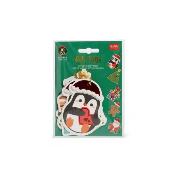 Set di 10 Etichette Regalo Natalizie (TAG0003) - immagine 2