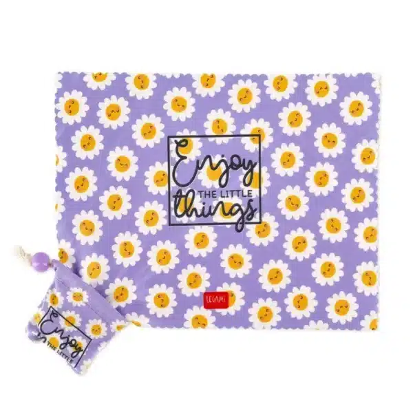 LEGAMI: LENS CLEANING CLOTH - SOS LOOK AT ME - DAISY Panno Pulizia Lenti e Schermi