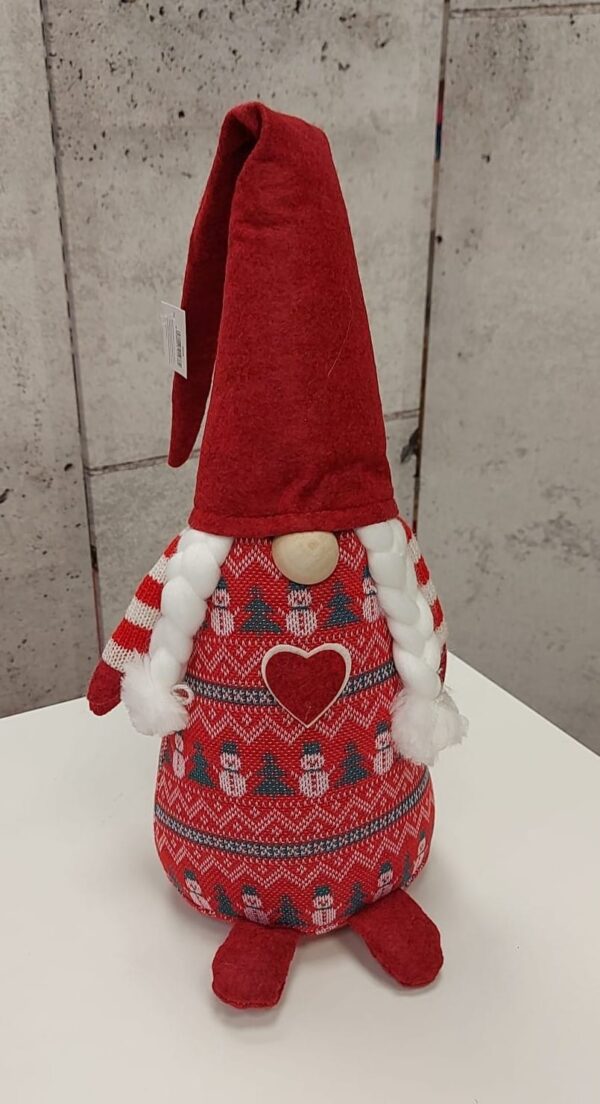 NATALE: GNOMI IN TESSUTO H. 54 cm LEI (1278)
