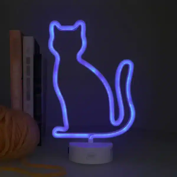 LEGAMI: Lampada Led Effetto Neon - It's a Sign - GATTO (LL006)