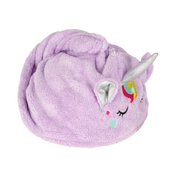 Asciugamano per Capelli a Turbante - Love My Hair - unicorno - immagine 2