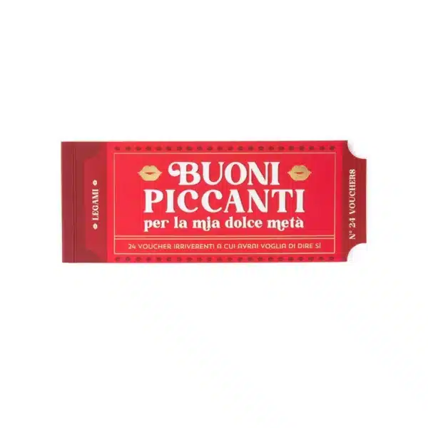 LEGAMI: Blocchetto da 24 Voucher - Buoni Piccanti - Italiano