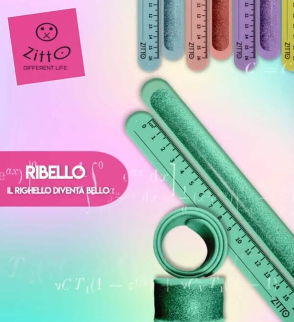ZITTO: RIBELLO L'ELEGANTE RIGHELLO GIALLO PASTELLO
