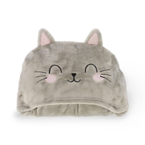 LEGAMI: Coperta con Cappuccio - Cosy Hugs - GATTO (CBL0003)