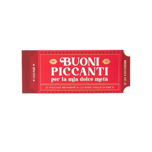 LEGAMI: Blocchetto da 24 Voucher - Buoni Piccanti - Italiano