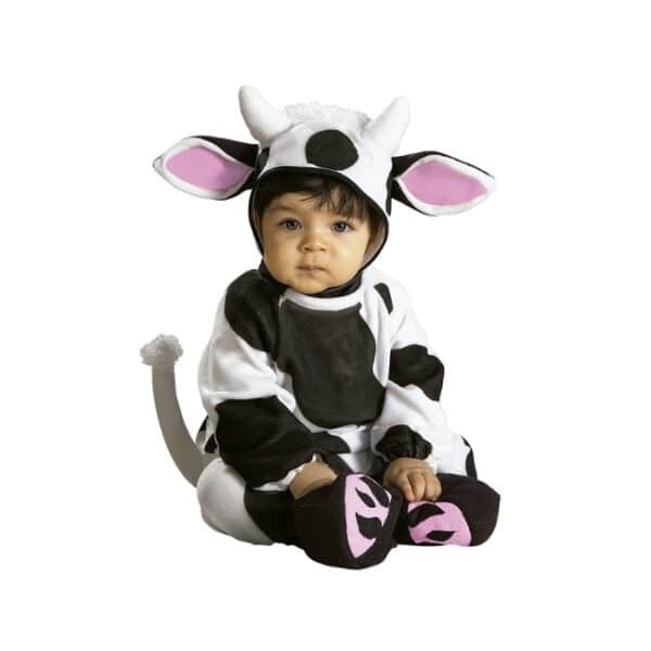 CARNEVALE: COSTUME PELUCHE MUCCHINA 1-2 ANNI