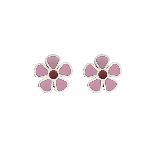 ORECCHINI FIORE ROSA