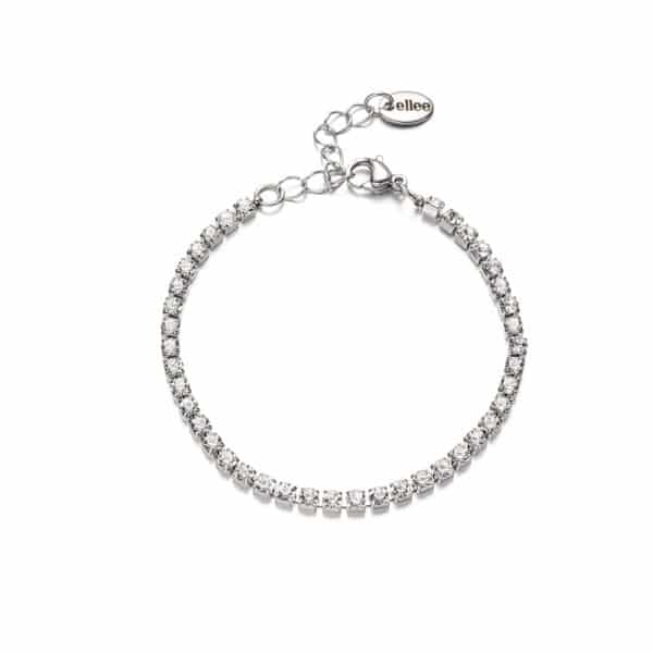 BRACCIALE TENNIS ACCIAIO E ZIRCONI
