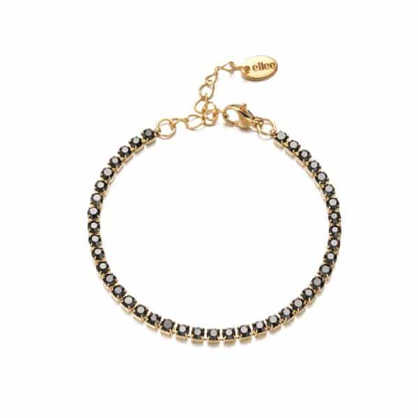BRACCIALE TENNIS ACCIAIO E ZIRCONI