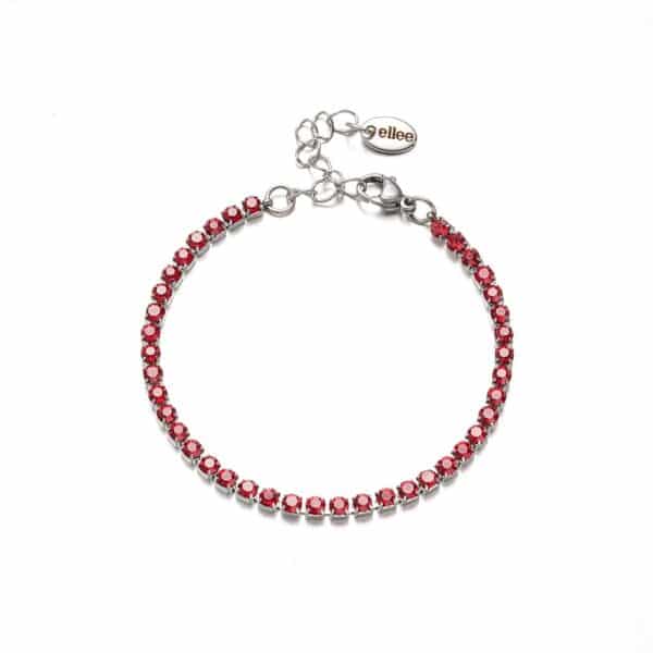 BRACCIALE TENNIS ACCIAIO E ZIRCONI