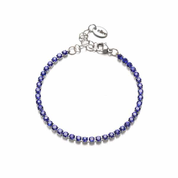 BRACCIALE TENNIS ACCIAIO E ZIRCONI