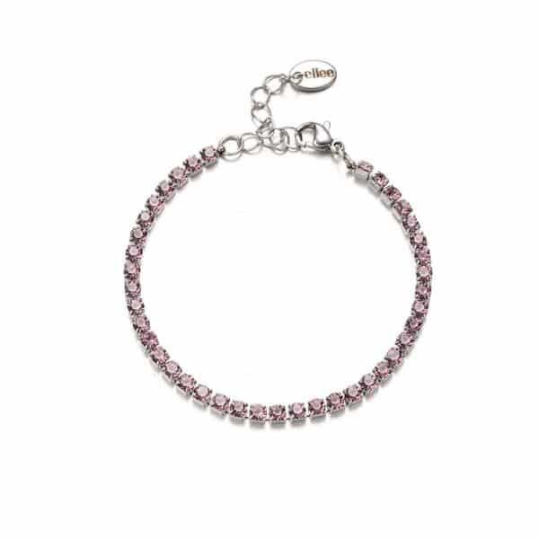 BRACCIALE TENNIS ACCIAIO E ZIRCONI